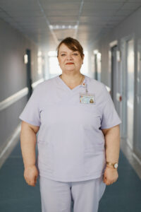 Galina Ciobanu, asistentă medicală salon